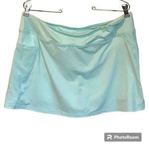 Head Crosscourt Panel Tennis Skirt Skort Island Paradise Mint Green Size XL NWOT